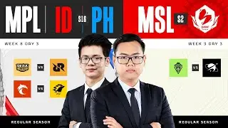 [Official Restream] MSL [S2] {W3D3}🔴MPL ID/PH [S16] {W8D3} 🇲🇲 LIVE🔴(Part5)