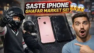 Cheap Iphones in Ghaffar market😱😱 #vlog #motovlog #motovolgger #rider #ntorq #iphone #viral #share 