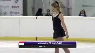 2015 ISU JGP - Logro&ntilde;o Ladies Short Program Alexandra DE HANOVRE MON