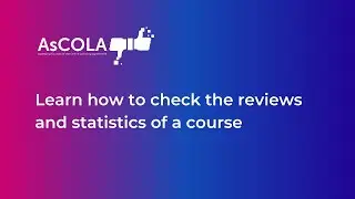 Tutorial: How to check reviews on the AsCOLA evaluation tool