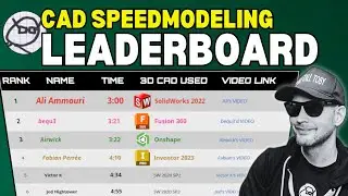 ПРАВИЛА таблицы лидеров CAD Speedmodeling