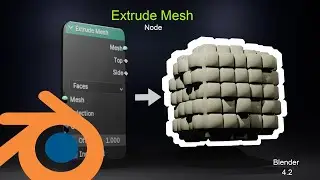 Extrude mesh node tutorial