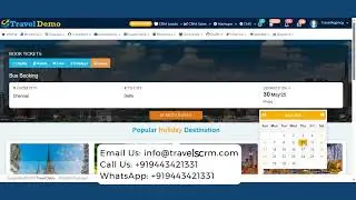 Travel CRM Software with Amadeus,Sabre,Galileo API |B2B&B2C Bus Booking Software and Integration