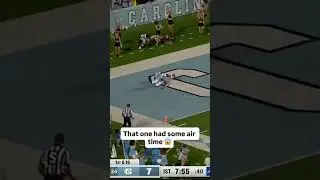 That placement was fire 🔥 #unctarheels #uncfootball  #accfootball #shorts #football #cfb #sports