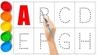 Abc Dotted Tracing, English Alphabet Writing, Preschool learning #abc #alphabets #kidschohantv 209