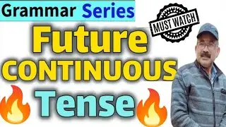 🔥Future continuous tense 🔥🔥 with best Examples by Panacea of English 👍🌟👍