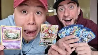 POKEMON EVOLUTIONS CARD OPENING CHALLENGE WITH DAVIDPARODY!