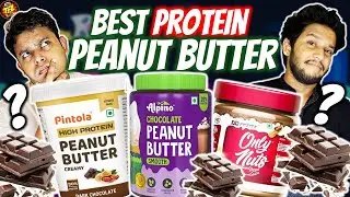 Best High Protein Chocolate Peanut Butter in India? 🤯💪 Pintola vs Alpino vs Doctor’s Choice!