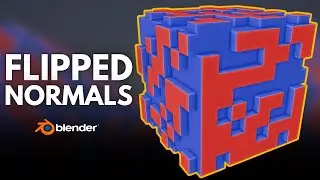 Научитесь переворачивать нормали в Blender!