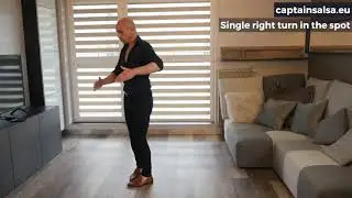 Single right turn in the spot - Captain Salsa