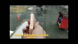 Automatic wafer cookies flow packing machine   Majorpack