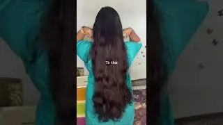 How I Changed My Hair Texture | Tips For Frizz Free Hair | #shorts #haircare