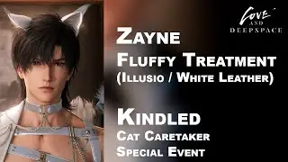Zayne Fluffy Treatment Kindled | Illusio | White Leather