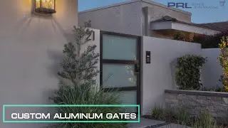 Aluminum Framed Glass Gates. Build Them Your Way at PRL! Order Endless Designs!
