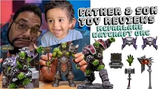 Mcfarlane World of Warcraft Orc Unboxing & Review from Father and Son