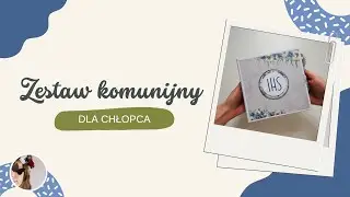 Zestaw komunijny dla chłopca | Abum and card for the First Holy Communion