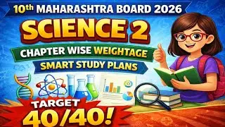 Science Chapter Wise Weightage Class 10 Maharashtra Board Exam 2026