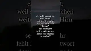 Will nicht dass du den einen findest :( #deutschrap  #newcommer #rapnewcomer  #spotify #depression