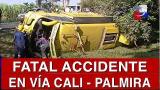 🔴 #ultimahora // Fatal accidente en vía Cali - Palmira - Noticiero Noti5 - 8 de Julio 2025