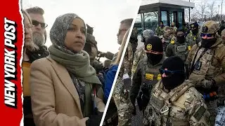 Ильхан Омар вступила в противостояние с федеральными агентами после того, как ее выгнали из центр...