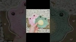 &deg;^&deg;Crochet Cup Coaster🌷&deg;&deg;&deg;&bull; #crochet #aesthetic #cup #coaster #thespringyarn #newvideo #newshorts