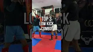 This 3 Power Low kick Combo Everyone Should Try 😱💪🥊 #shorts #viral #kickboxing