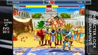 EVO2013 ST Games - Kuroppi vs Fude - Character Lock Tournament