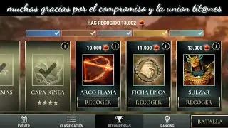 Resumen del evento llama eterna &brvbar; Summary of the eternal flame event &brvbar; Dawn of titans &brvbar; 8DAMIAN8