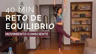 40 MINUTOS - DESAF&Iacute;A TU EQUILIBRIO: YOGA Y PILATES PARA TONIFICAR PIERNAS, GL&Uacute;TEOS Y ABDOMEN