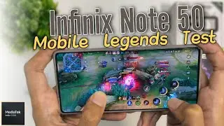 Infinix Note 50 4G Mediatek Helio G100 Ultimate Mobile Legends Gaming Test in 2025