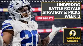 Underdog Fantasy Mini Battle Royale Draft! Picks, Strategy, and Advice for NFL Week 2