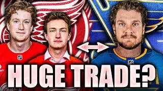 ROBERT THOMAS TRADE PACKAGE TO THE DETROIT RED WINGS: NATE DANIELSON, TREY AUGUSTINE TO BLUES?