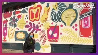 Seattle's new FAVORITE ARTIST 🎨 Meet the young artist whose murals are coating the city in color