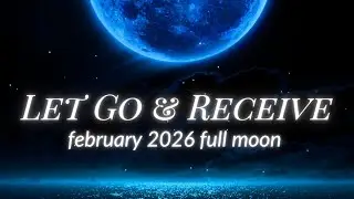 Healing Journey to the Moon 🌕 Leo Full Moon Meditation | Let Go & Manifest with the Snow Moon