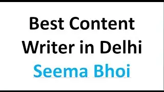 Content Writer in Delhi
