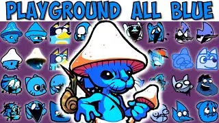 FNF Character Test | Gameplay VS My Playground | ALL Blue Test