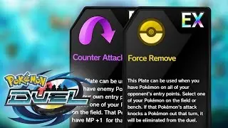 EXPLICANDO PLATES!! (Counter Attack/Force Remove) | Pok&eacute;mon DUEL | 8BitCR