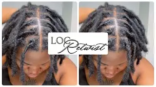 Retwisting My Locs: 🍃 4C Hair, Beginner Friendly, 1 Year Locs