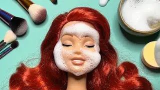 ✨ Ariel Makeup ASMR | Soft & Relaxing Doll Beauty Routine 🧜‍♀️🌊