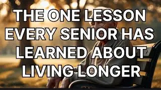THE ONE LESSON EVERY SENIOR HAS LEARNED ABOUT LIVING LONGER #wisdom #quotes #elderly 