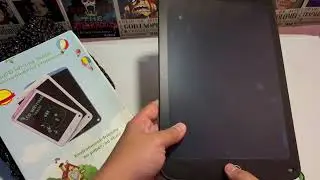 Unboxing #29 LED Drawing Tablet 12 Inch Berwarna With Stylus Pen For Children's Learning
