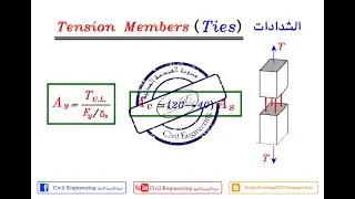 17-1 شرح الشدادات (Tension member (Tie للمهندس / ياسر الليثي