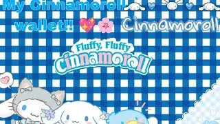 💖My Cinnamoroll wallet!!🌸