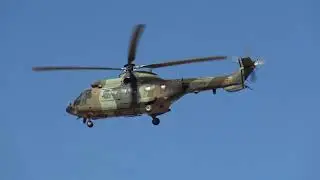 Spain FAMET Eurocopter AS-532UL Cougar (ET-652) Landing Albacete LEAB