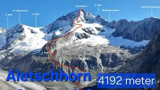 Aletschhorn 4192 meter