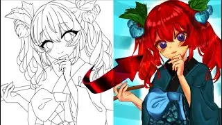 I tried coloring in ibis !