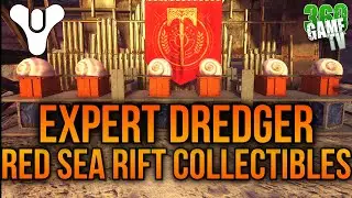 Destiny Rising All Red Sea Rift Collectibles - Expert Dredger Triumph - Radiant Conch Emblem
