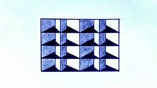 Easy 3d drawing for beginners #3d cube drawing #optical illusion #pencil drawing #3d art 