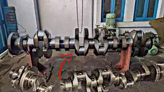 A Broken Crankshaft is Rebuilt by A Incredible Mechanic in Primitive Conditions Must Watch