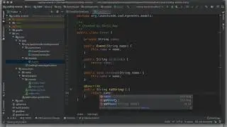 Java Coding Events 2.1 Creating a Model Class